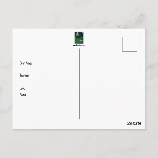 Hitchhiking Briefkaart (Achterkant)