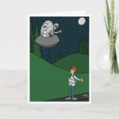 Hitchhiking Folded Wenskaart Kaart (Voorkant)