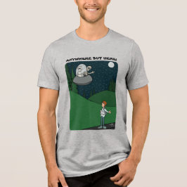 Hitchhiking-Mannen Tri-Blend Shirt