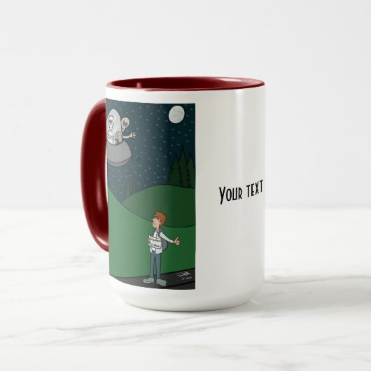 Hitchhiking Mok (Voorkant links)