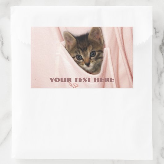 Hitchhiking Rechthoekige Sticker (Tas)