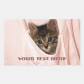 Hitchhiking Rechthoekige Sticker (Voorkant)