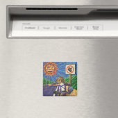 Hitchiking Hobo Magneet (Insitu (Vaatwasser))