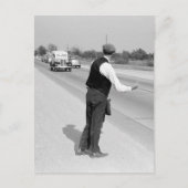 Hitching a Ride, 1939 Briefkaart (Voorkant)