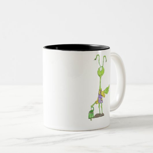 Hitching Grasshopper Tweekleurige Koffiemok (Voorkant rechts)