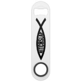 "HITCHSLAP FISH" SPEED FLESSENOPENER (Achterkant)