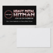 HITMAN Visitekaartje (Voorkant / Achterkant)