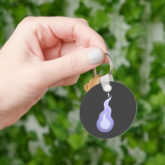 Hitodama Flame: Japanse geest Yokai Sleutelhanger (Hand)