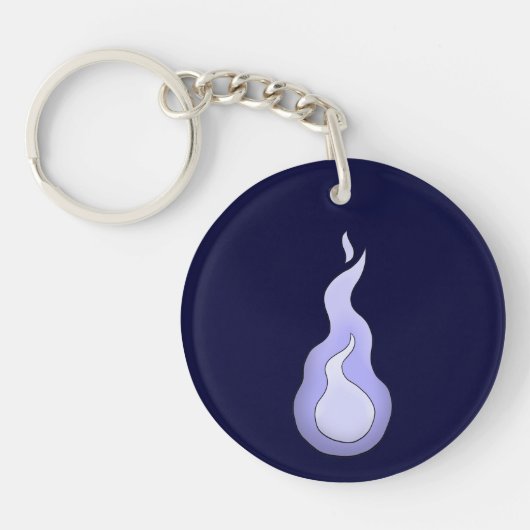 Hitodama Flame Sleutelhanger (Voorkant)