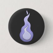 Hitodama Japanse Spirit Flame Ronde Button 5,7 Cm (Voorkant)