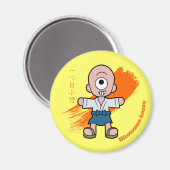 Hitotsume-kozo- Japans Eenogig Yokai Magneet (Voorkant / Achterkant)