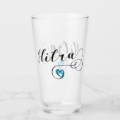 Hitra Flag Heart, Noorwegen Glas (Voorkant)