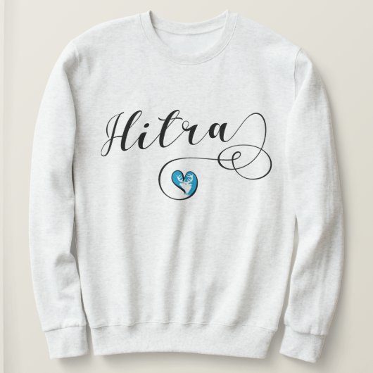 Hitra Flag Heart, Noorwegen Trui (Design voorkant)