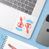 【HiTs】Mascot Character にぽくん Nipo kun Sticker - ① (Laptop met iPhone)