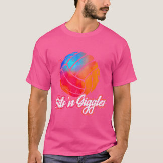 Hits 'N Giggles Volleybalspeler Vrouwen Volleybal T-shirt