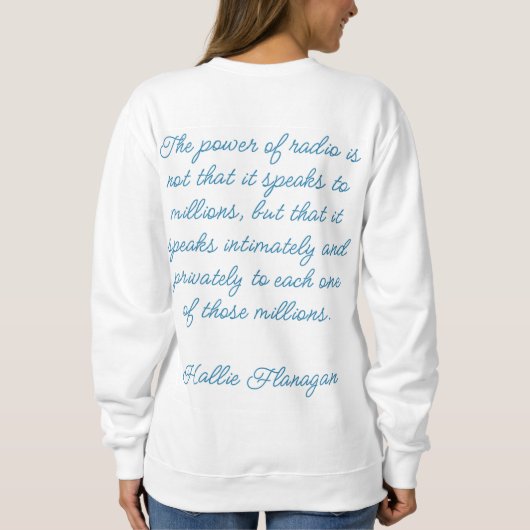 Hits Quote Sweater (Achterkant)
