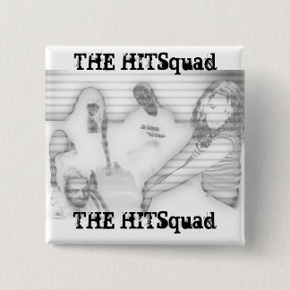 Hitsquad Dames:  Gris Vierkante Button 5,1 Cm