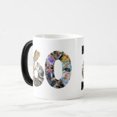 Hitte-Reactieve 60ste verjaardag fotogeheugen Magische Mok (Voorkant links)