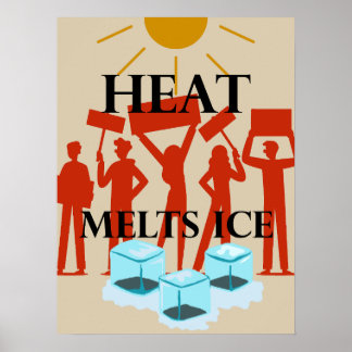 Hitte Smelt Ijs Protest  Poster