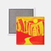 Hittegolf 2 magneet (Voorkant / Achterkant)