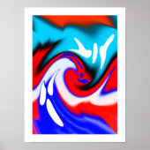 Hittegolf kunst poster (Voorkant)