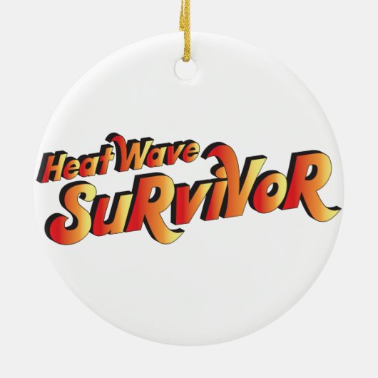 hittegolf-overlevende keramisch ornament (Achterkant)