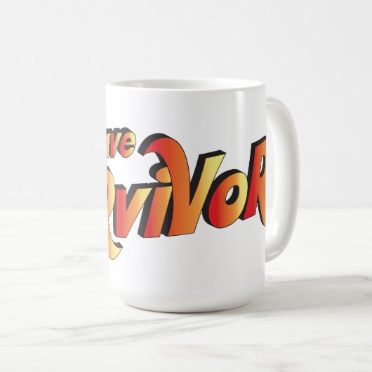 hittegolf-overlevende koffiemok (Voorkant rechts)