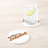 hittegolf-overlevende zandsteen onderzetter (Zijkant)