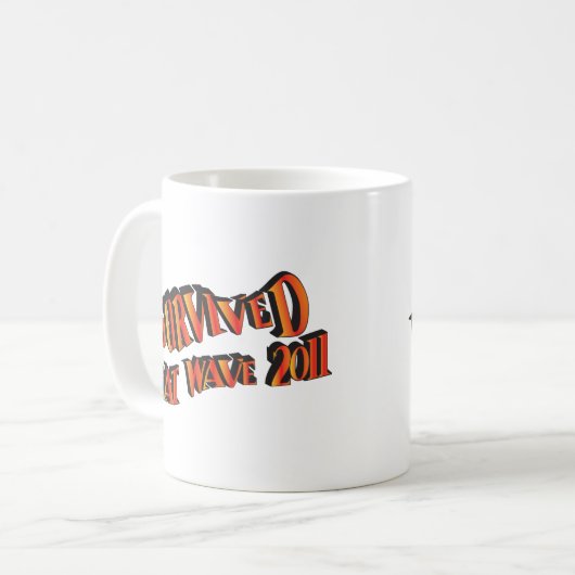 Hittegolf Survivor 2011-tas Koffiemok (Voorkant links)