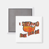 Hittegolf Survivor 2011-tas Magneet (Voorkant / Achterkant)