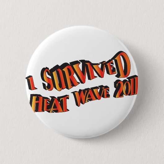 Hittegolf Survivor 2011-tas Ronde Button 5,7 Cm (Voorkant)