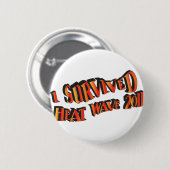 Hittegolf Survivor 2011-tas Ronde Button 5,7 Cm (Voorkant /achterkant)