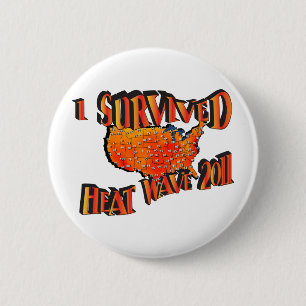 Hittegolf Survivor 2011-tas Ronde Button 5,7 Cm