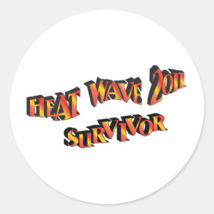 Hittegolf Survivor 2011-tas Ronde Sticker