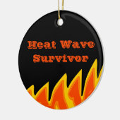 Hittegolf Survivor 2022 keramisch Ornament (Links)