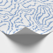Hittegolven blauw cadeaupapier (Hoek)