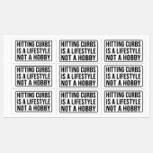  Hitting curbs is a lifestyle not a hobby Rectangu Labels (Vel)