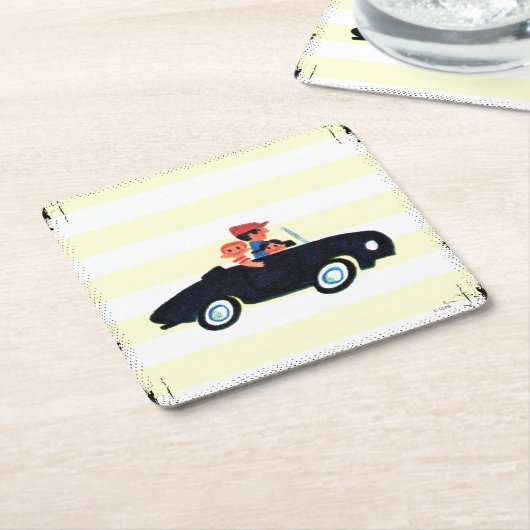 Hitting de Open Road 3 Kartonnen Onderzetters (Schuin)