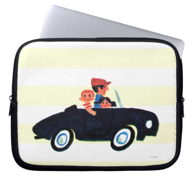 Hitting de Open Road 3 Laptop Sleeve (Voorkant)