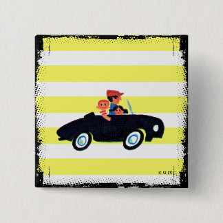 Hitting de Open Road 3 Vierkante Button 5,1 Cm