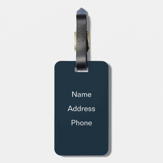 Hitting de Open Road 4 Bagagelabel (Achterkant verticaal)