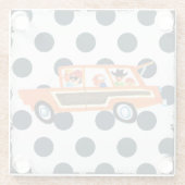 Hitting de Open Road 4 Glazen Onderzetter (Achterkant)