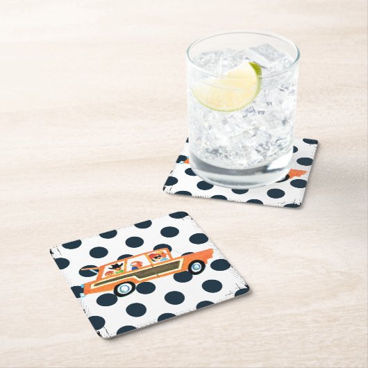 Hitting de Open Road 4 Kartonnen Onderzetters (Insitu)