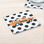 Hitting de Open Road 4 Kartonnen Onderzetters (Schuin)