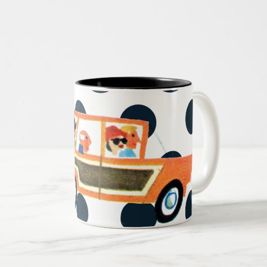 Hitting de Open Road 4 Tweekleurige Koffiemok