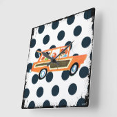 Hitting de Open Road 4 Vierkante Klok (Hoek)