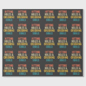 Hitting Holes & Crushing Souls Grappige Cornhole G Cadeaupapier (Vlak)