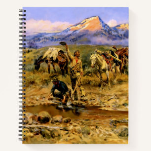 “Hitting Pay Dirt” door Charles M Russell Notitieboek