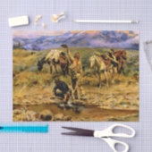 “Hitting Pay Dirt” door Charles M Russell Tissuepapier (Craft)