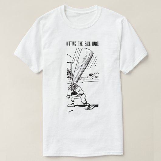 Hitting The Ball Hard T-Shirt (Design voorkant)